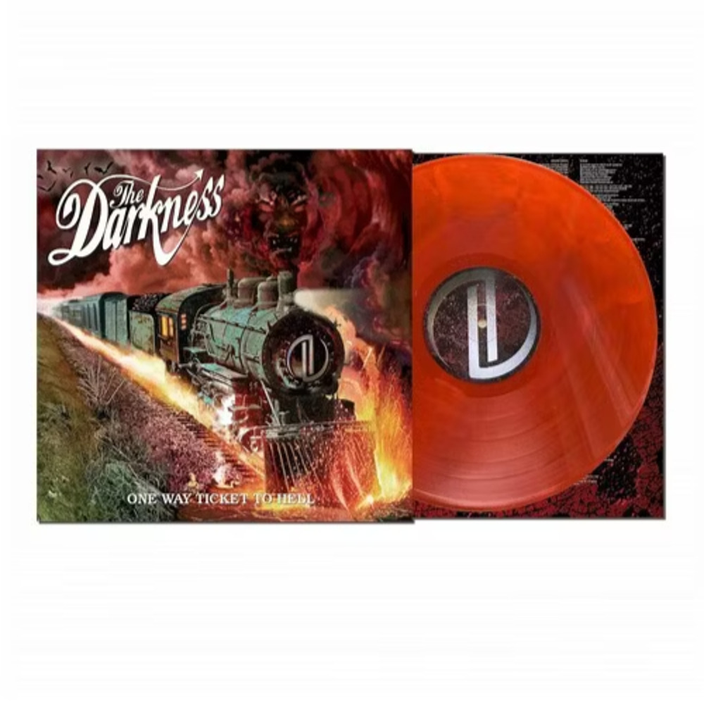 The Darkness One Way Ticket to Hell and Back LP 20th Anniversary Hellfire Color